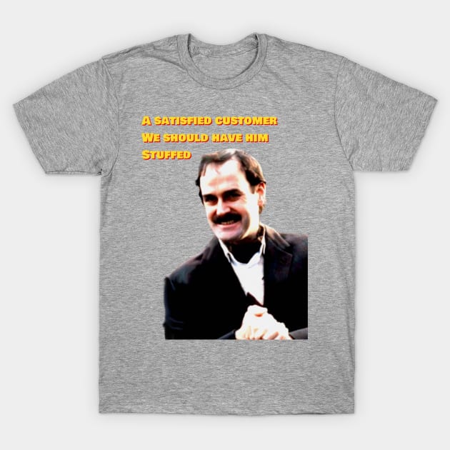 Comedy legends UK Basil Fawlty T-Shirt by shortwelshlegs